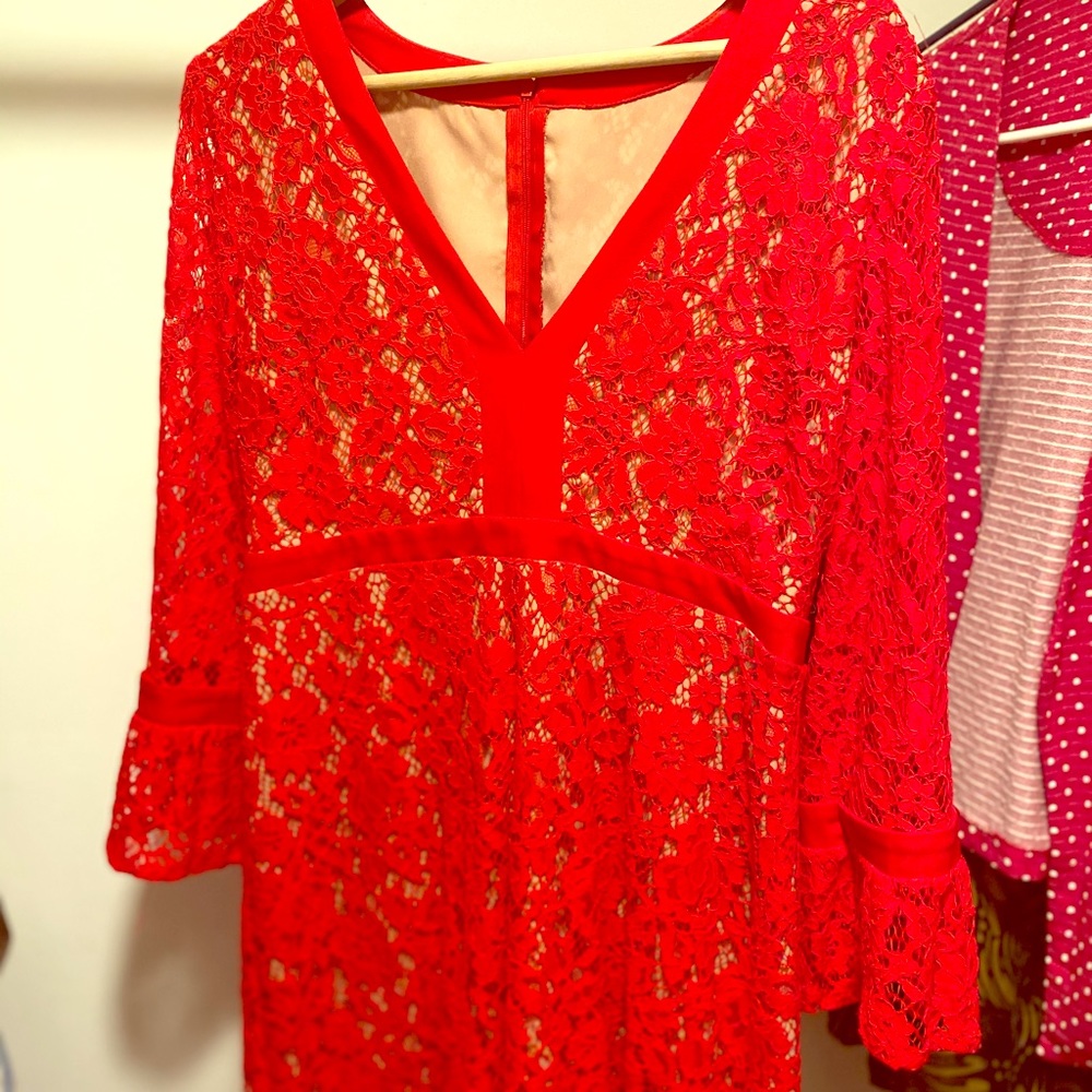 Red Lace Dress